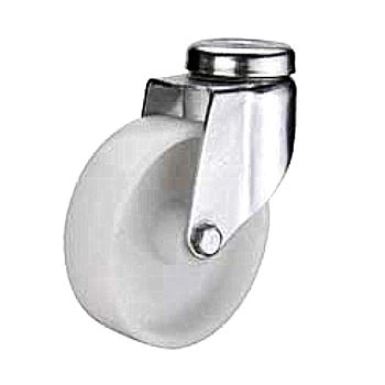 সাদা নাইলন কাস্টার চাকা